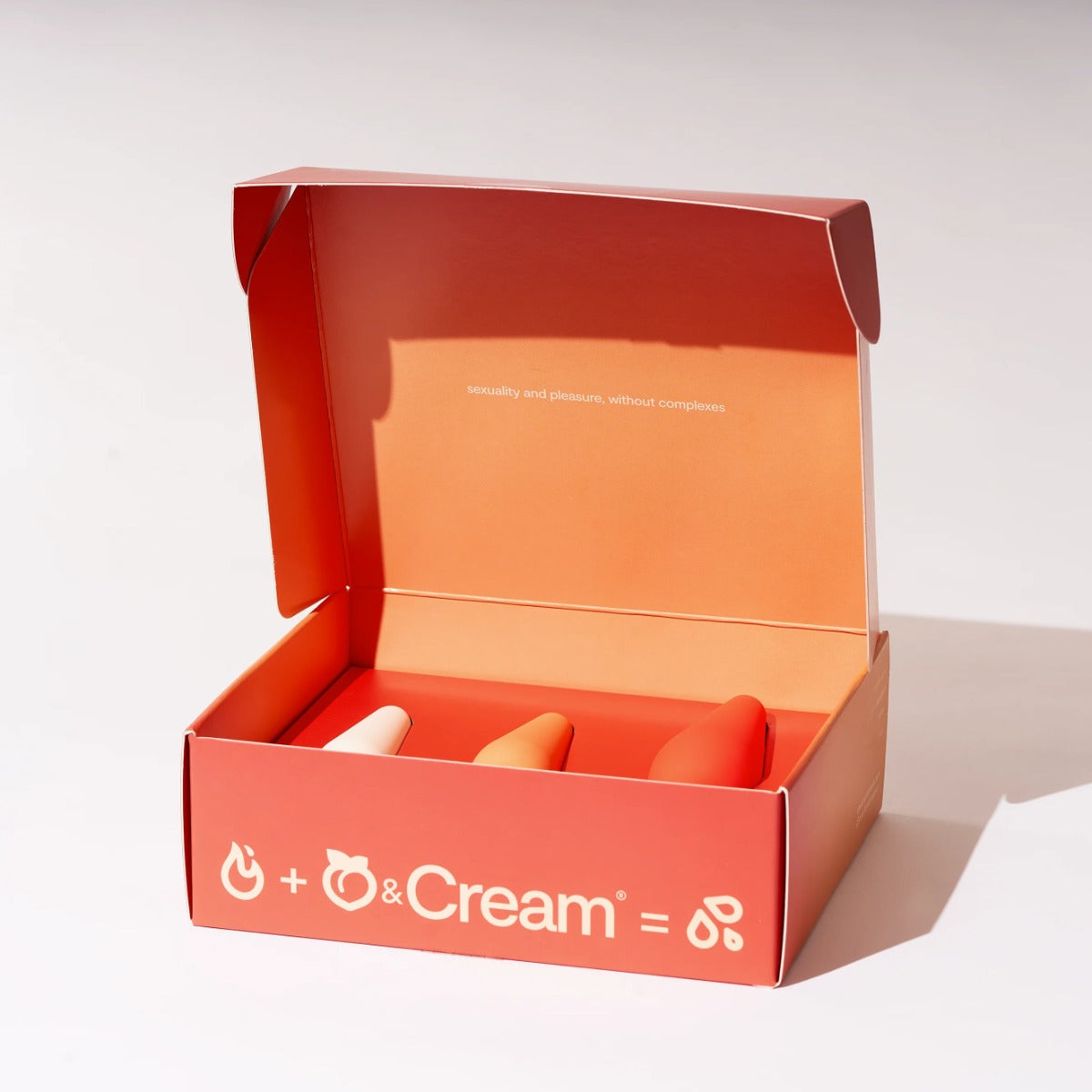 Trio Anal Plug Set Peach & Cream - Boutique Séduction