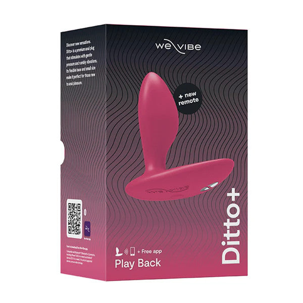 DITTO+ Vibrating Anal Plug with Remote - WE-VIBE We-Vibe - Boutique Séduction