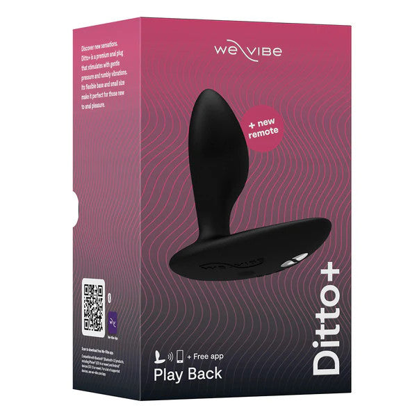 DITTO+ Vibrating Anal Plug with Remote - WE-VIBE We-Vibe - Boutique Séduction