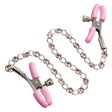 Nipple Clamps - Crystal Nipple Teasers - Pink First Time - Boutique Séduction