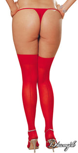 Sheer Thigh High Stocking with Back Seam Queen - DREAMGIRL Dreamgirl International - Boutique Séduction