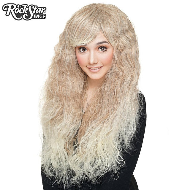 Long wavy wig - Rockstar Wigs - Blonde Rockstar Wigs - Boutique Séduction