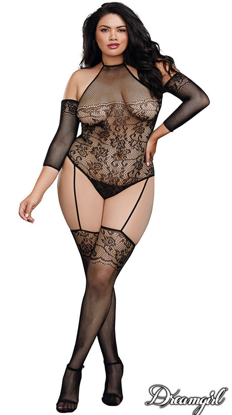 Teddy Bodystocking Plus Size - DREAMGIRL Dreamgirl International - Boutique Séduction