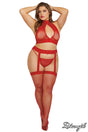 3Pcs Fishnet Bodystocking - DREAMGIRL Dreamgirl International - Boutique Séduction