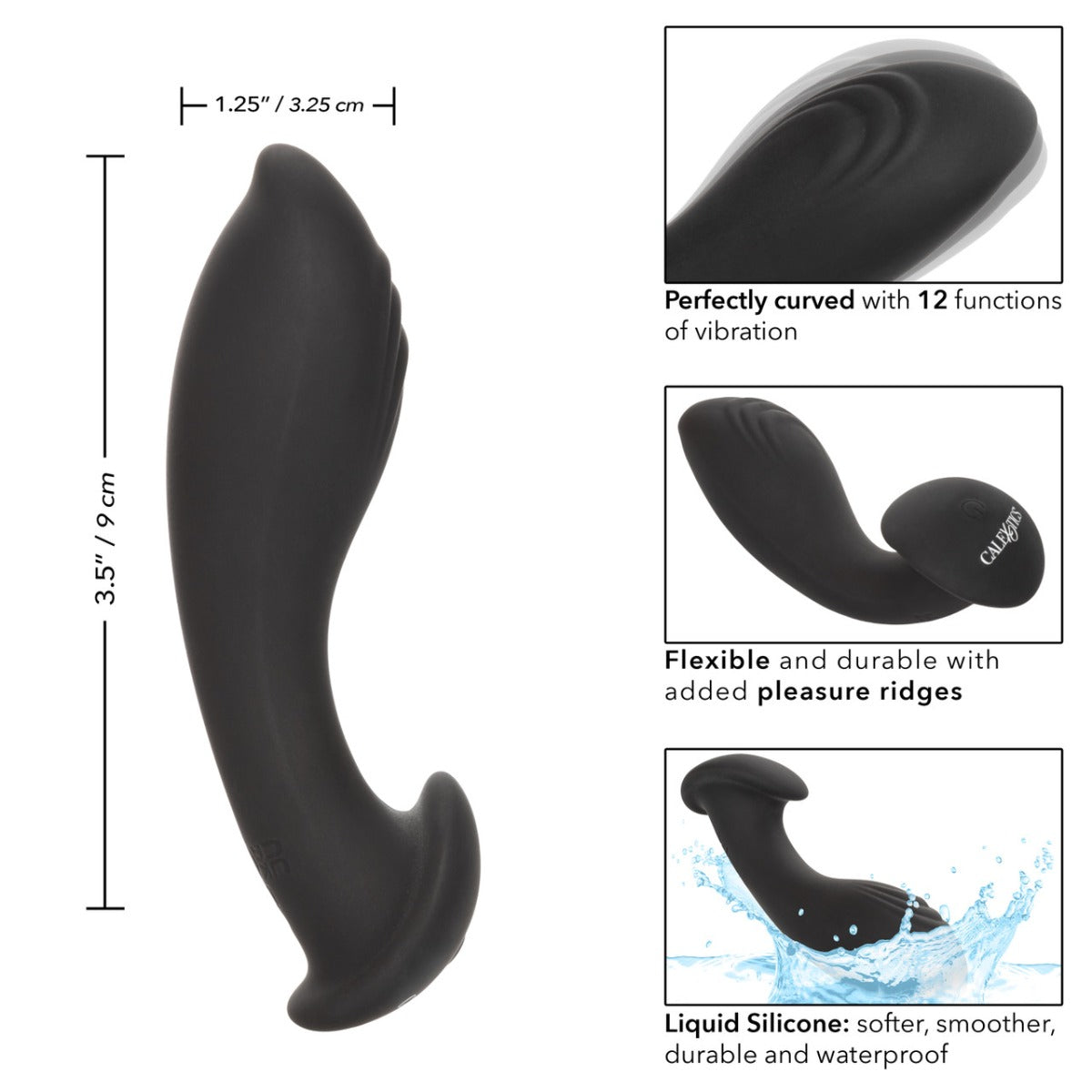 Stimulator Prostate - Eclipse - Liquid Silicone Flex Probe Eclipse - Boutique Séduction