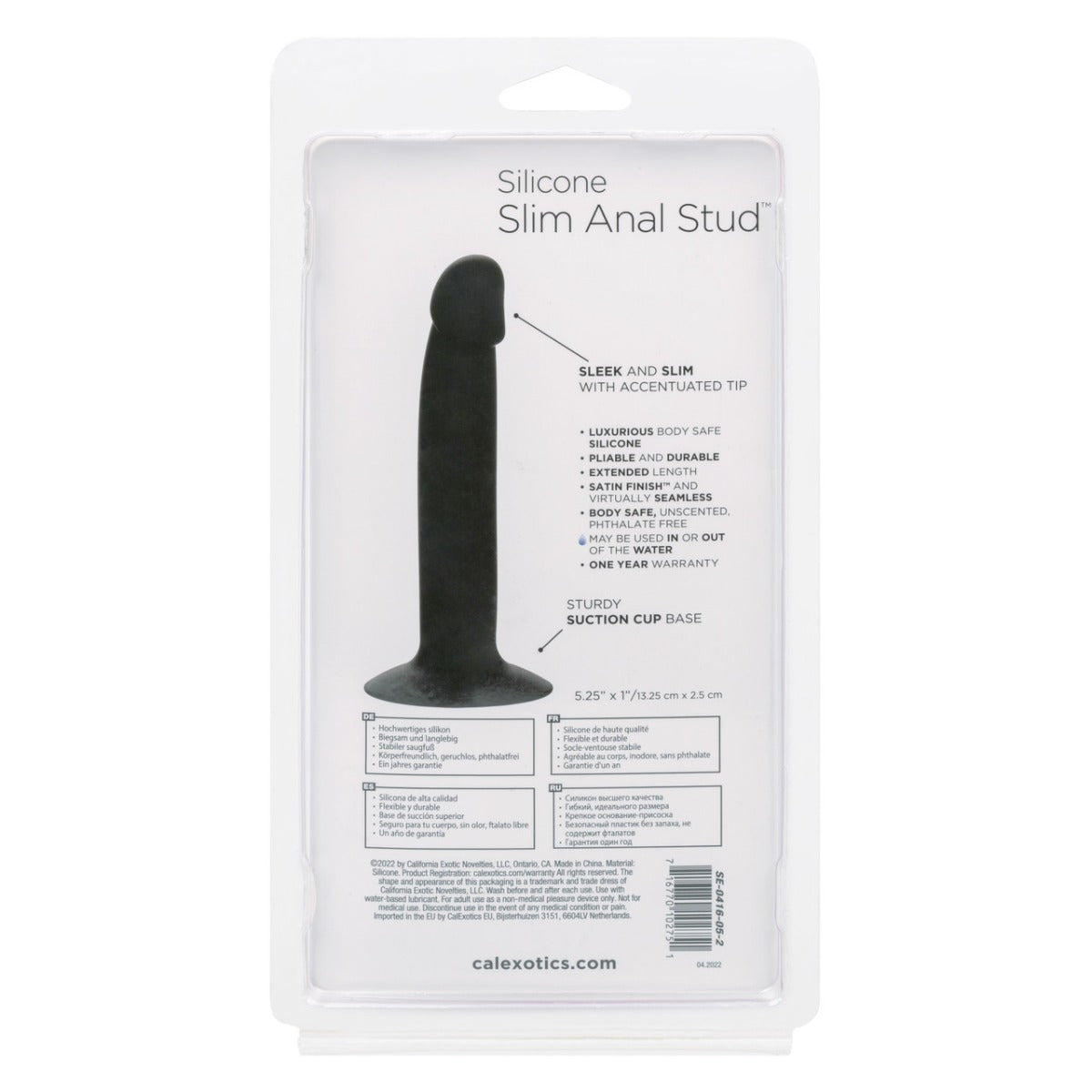 Silicone Slim Anal Stud - CALEXOTICS Calexotics - Boutique Séduction