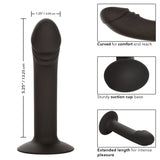 Dildo Anal - Silicone Curved Anal Stud - Calexotics Calexotics - Boutique Séduction