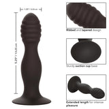 Dildo Anal - Silicone Ribbed Anal Stud - Calexotics Calexotics - Boutique Séduction