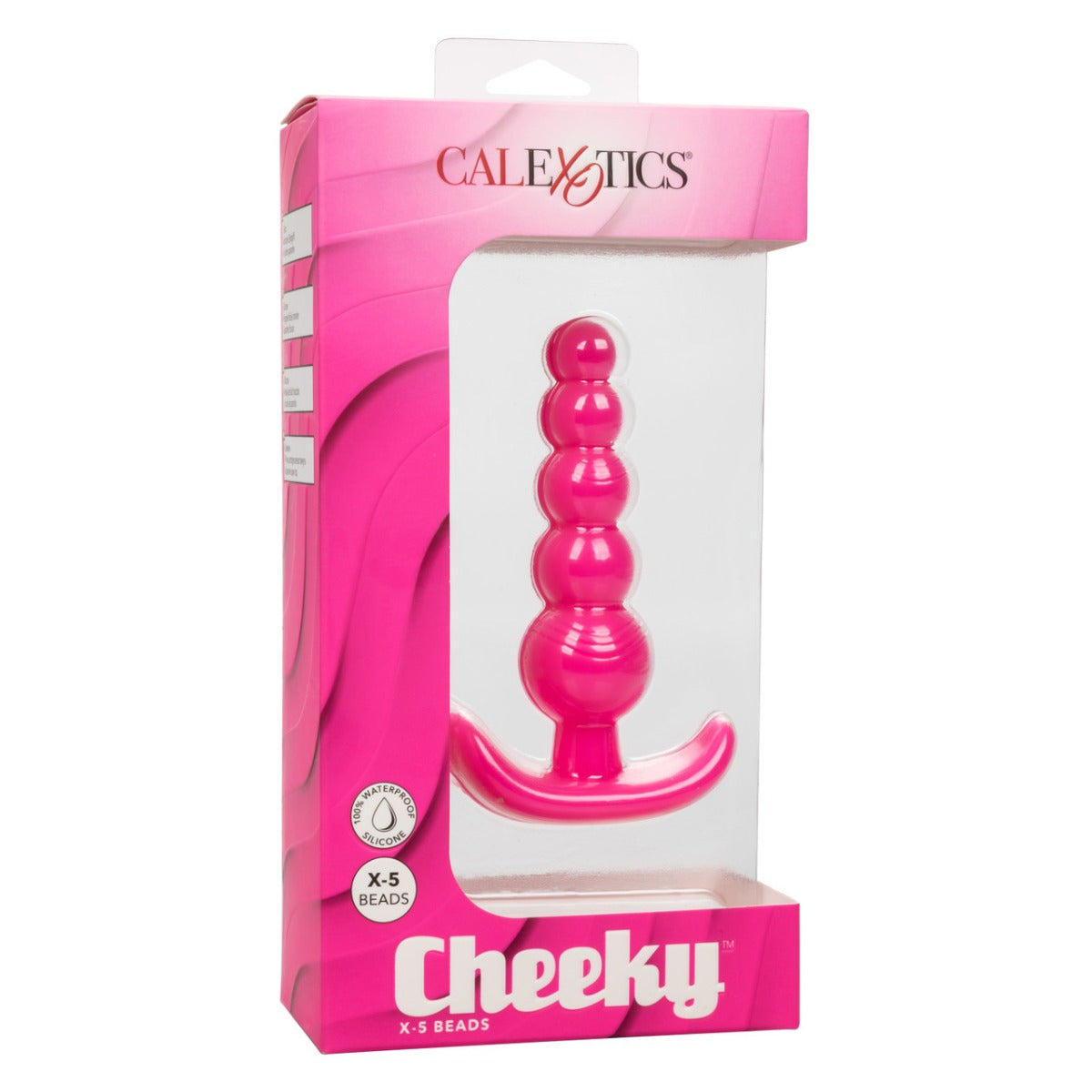 Anal Beads - Cheeky X-5 Beads - Calexotics - Pink Cheeky - Boutique Séduction