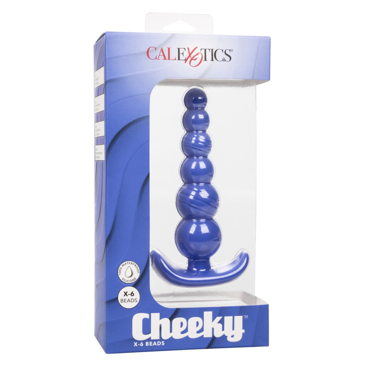 Anal Beads - Cheeky X-6 Beads - Calexotics - Purple Cheeky - Boutique Séduction