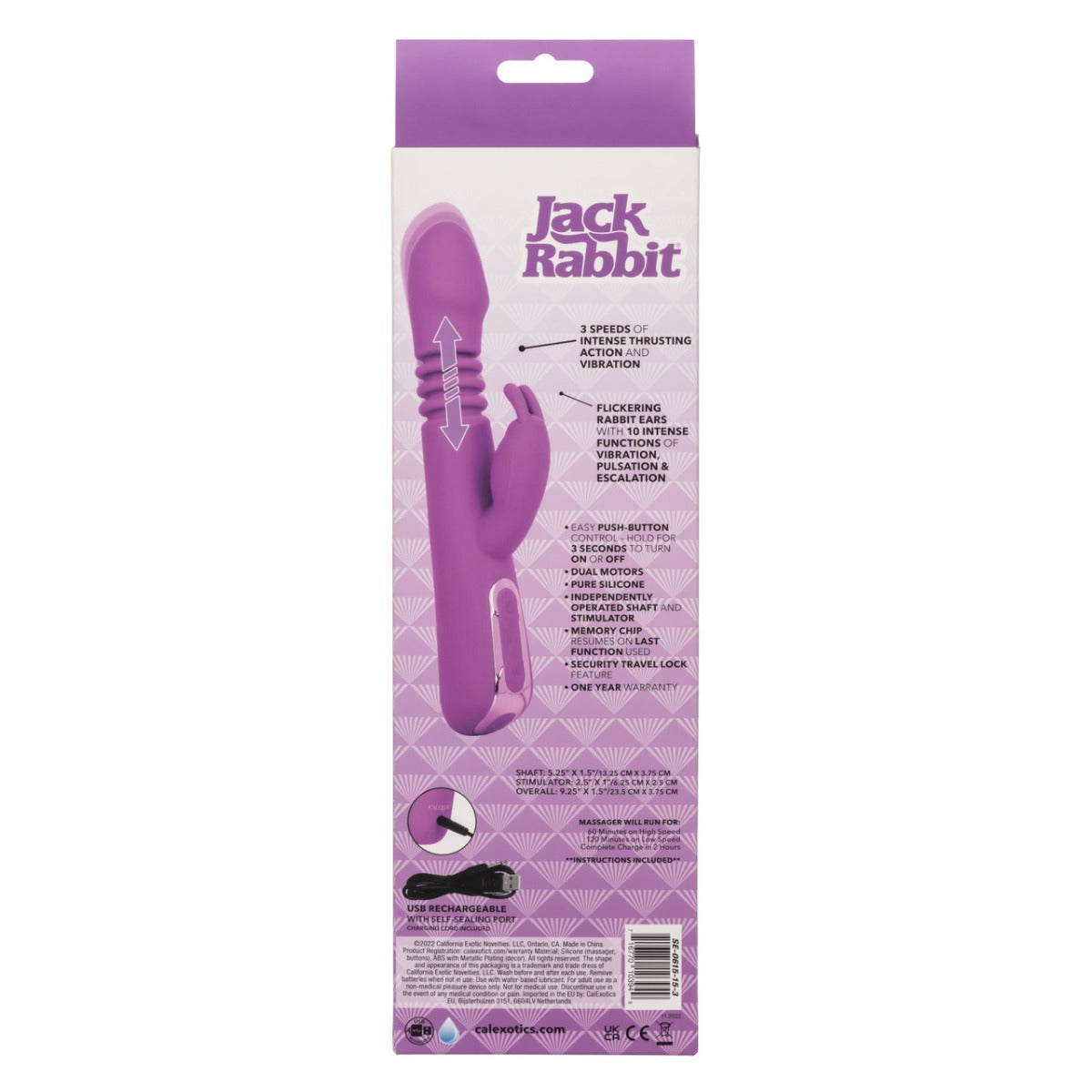 JACK RABBIT Elite Thrusting Rabbit - CALEXOTICS Jack Rabbit - Boutique Séduction