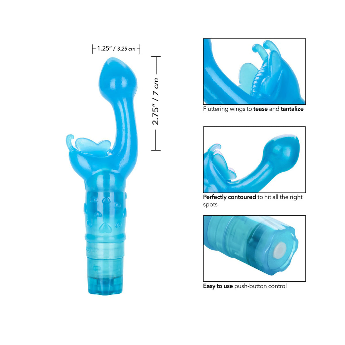 Butterfly Kiss Double Stimulation Vibrator