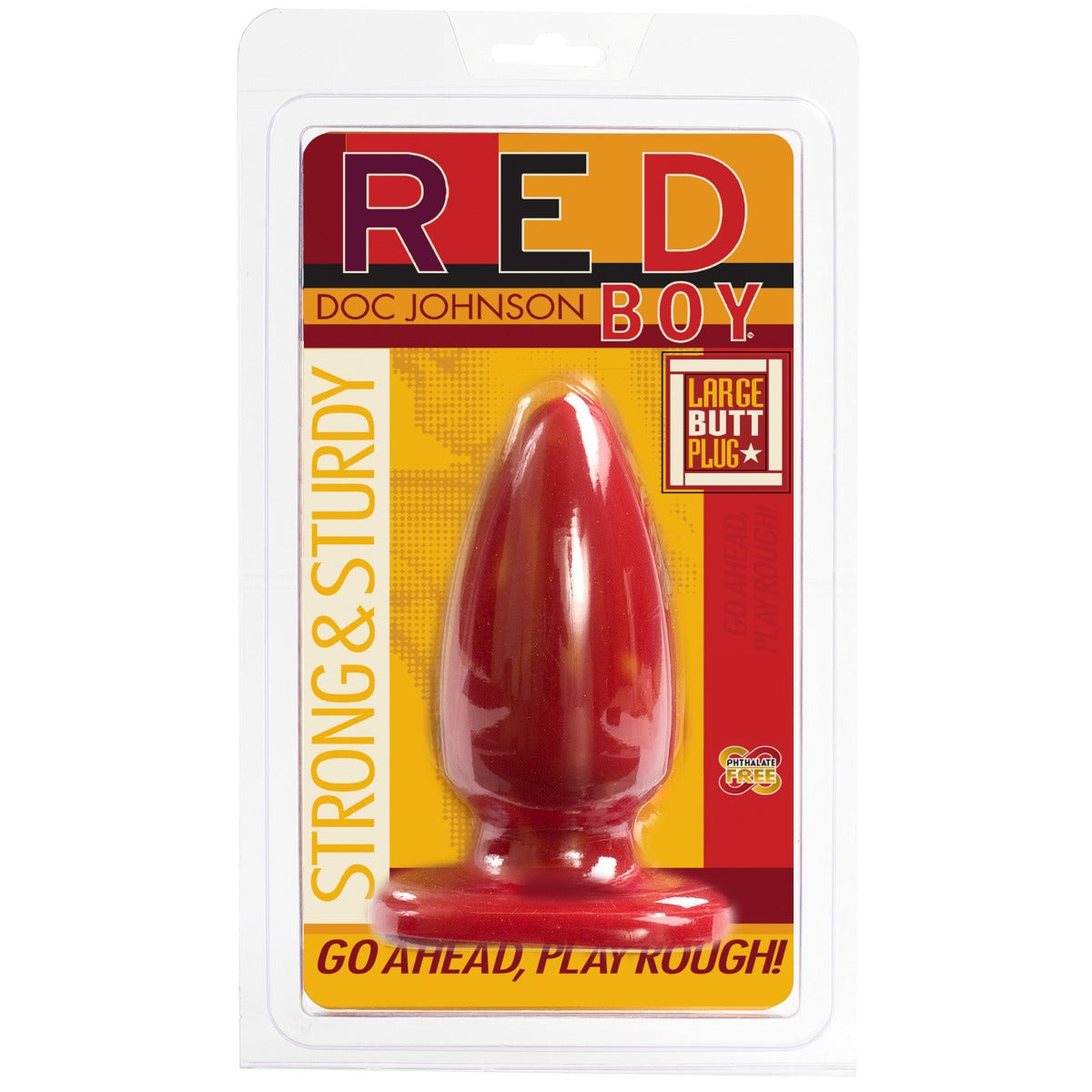 Butt plug - Red Boy - Large 5" Red Boy - Boutique Séduction