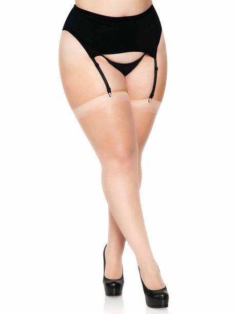 Nylon Sheer Stockings Queen - LEG AVENUE Leg Avenue - Boutique Séduction