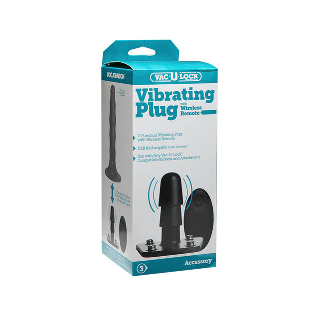 Vac-U-Lock - Vibrating Plug with Wireless Remote Vac-U-Lock - Boutique Séduction