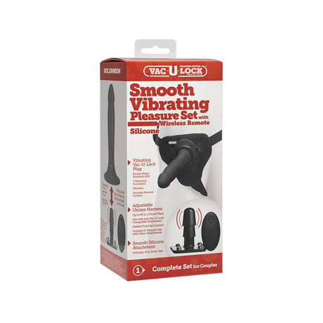 Vac-U-Lock - Smooth Vibrating Pleasure Set Vac-U-Lock - Boutique Séduction