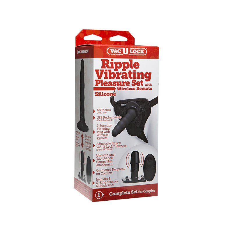 Vac-U-Lock - Ripple Vibrating Pleasure Set Vac-U-Lock - Boutique Séduction