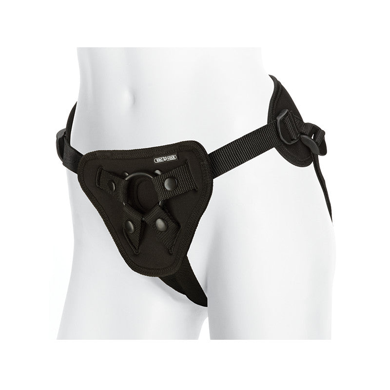 Vac-U-Lock - Chest and Suspender Harness With Plug Vac-U-Lock - Boutique Séduction