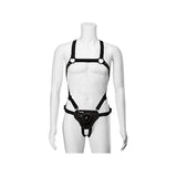 Vac-U-Lock - Chest and Suspender Harness With Plug Vac-U-Lock - Boutique Séduction