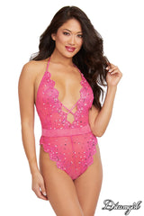 Teddy with embroidered sequins Dreamgirl International - Boutique Séduction