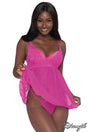 Lace Overlay Babydoll Dreamgirl International - Boutique Séduction