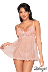 Lace overlay babydoll - Dreamgirl Dreamgirl International - Boutique Séduction