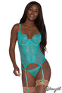 Stretch fishnet bustier Dreamgirl International - Boutique Séduction