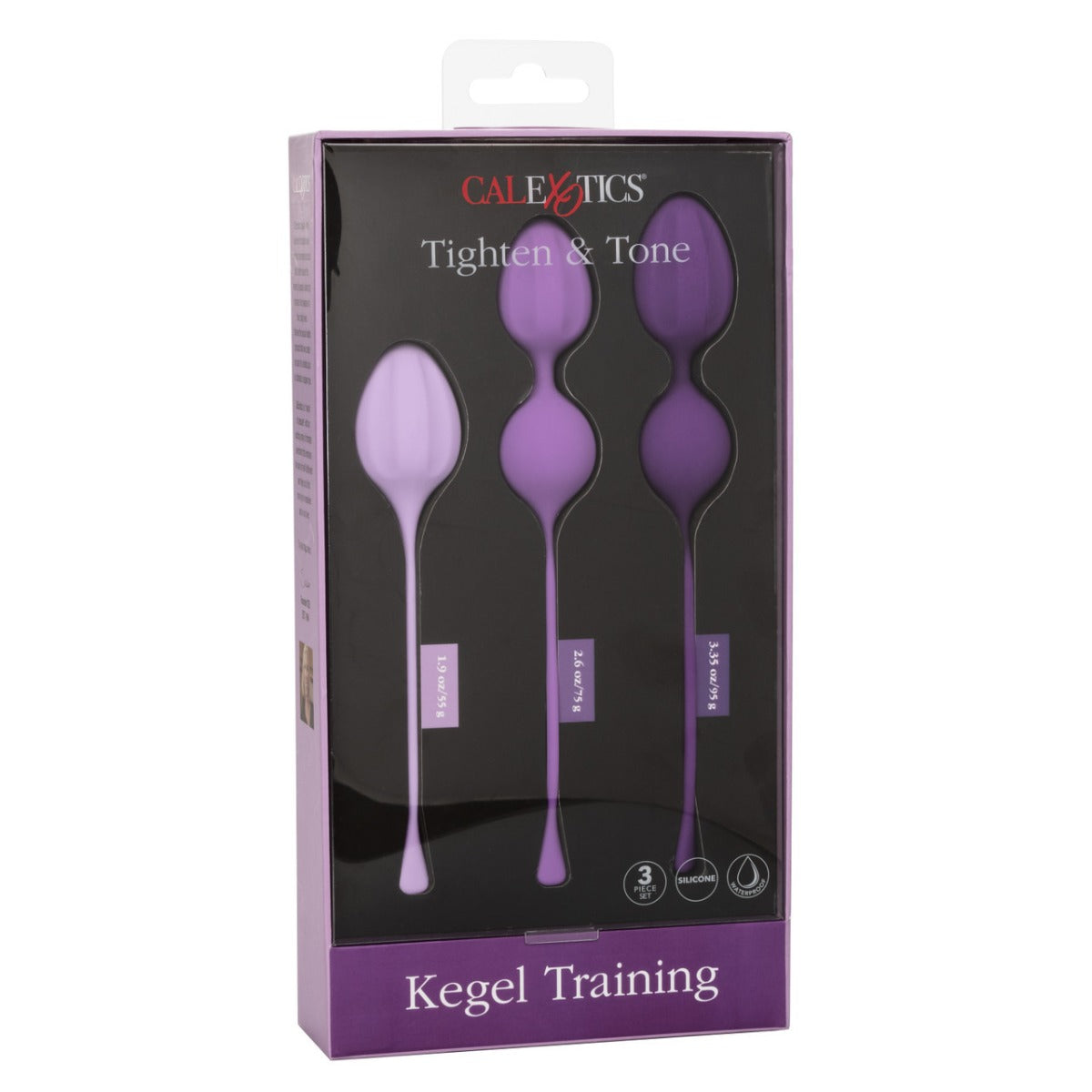 Kegel Exerciser 3Pcs Set  - Tighten & Tone - Purple Tighten & Tone - Boutique Séduction