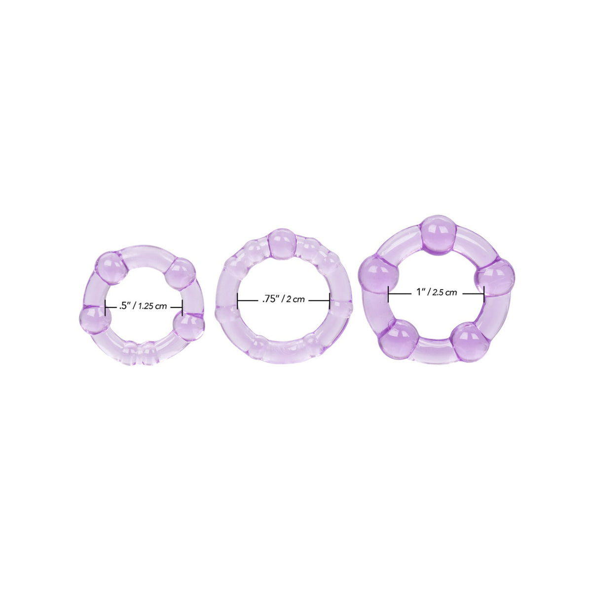 Island Rings Set of 3 Cock Rings