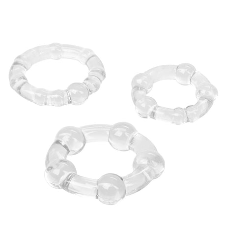 ISLAND RINGS Set of 3 Cock Rings - CALEXOTICS Calexotics - Boutique Séduction