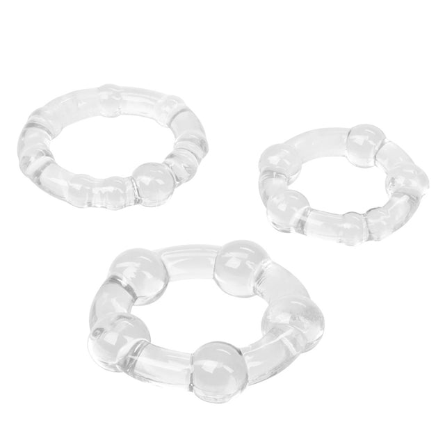 ISLAND RINGS Set of 3 Cock Rings - CALEXOTICS Calexotics - Boutique Séduction