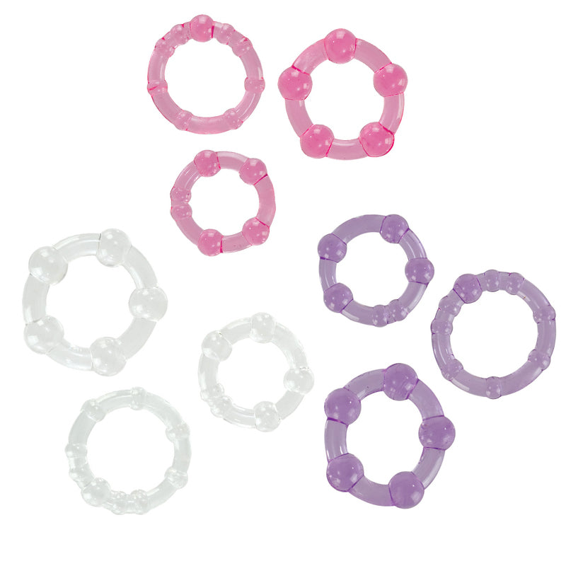 ISLAND RINGS Set of 3 Cock Rings - CALEXOTICS Calexotics - Boutique Séduction