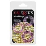 ISLAND RINGS Set of 3 Cock Rings - CALEXOTICS Calexotics - Boutique Séduction