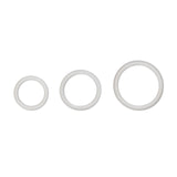 SILICONE SUPPORT RINGS Set of 3 Penis Rings - CALEXOTICS Calexotics - Boutique Séduction