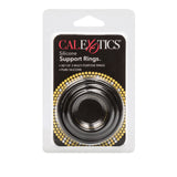 SILICONE SUPPORT RINGS Set of 3 Penis Rings - CALEXOTICS Calexotics - Boutique Séduction