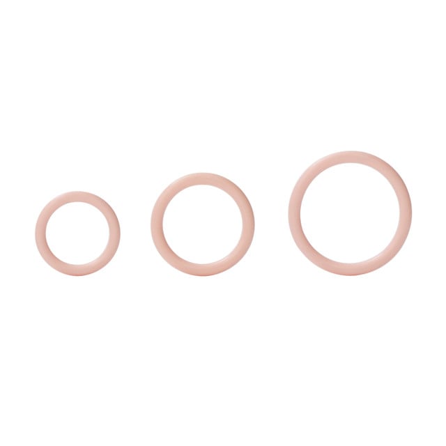 SILICONE SUPPORT RINGS Set of 3 Penis Rings - CALEXOTICS Calexotics - Boutique Séduction