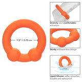Calexotics - Alpha Liquid Silicone Dual Ball Ring - Boutique Séduction