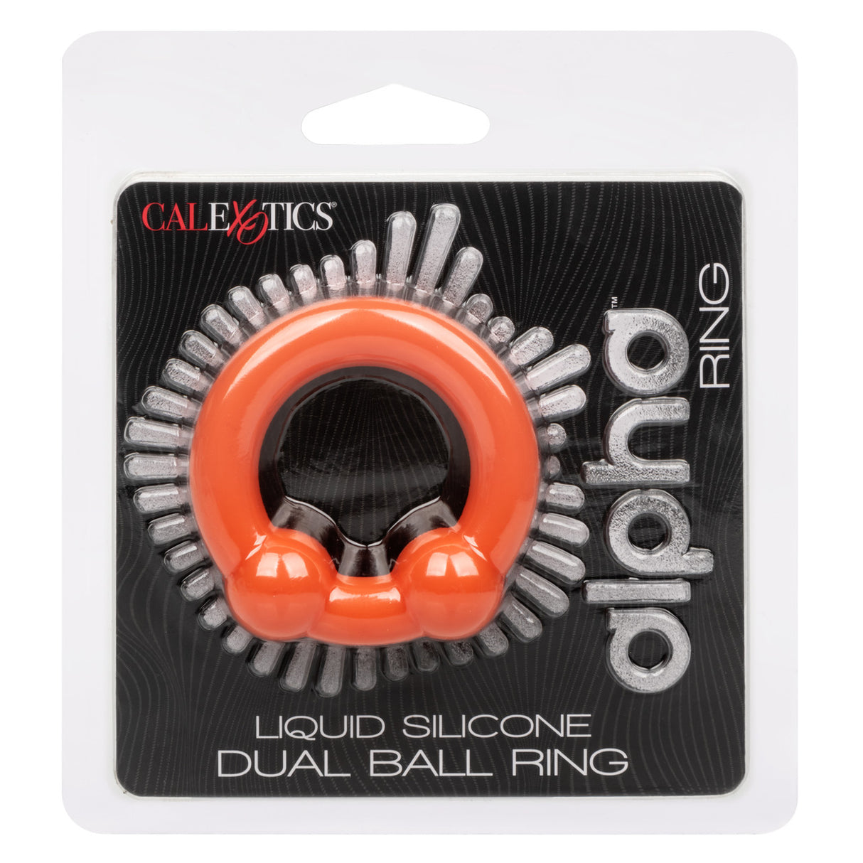 Calexotics - Alpha Liquid Silicone Dual Ball Ring - Boutique Séduction