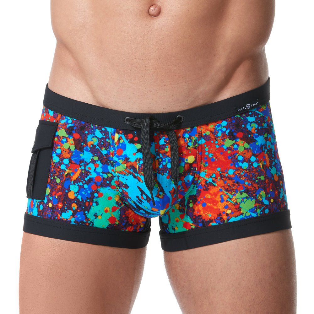 Boxer swimwear  - Gregg - Flamed Belimages - Boutique Séduction