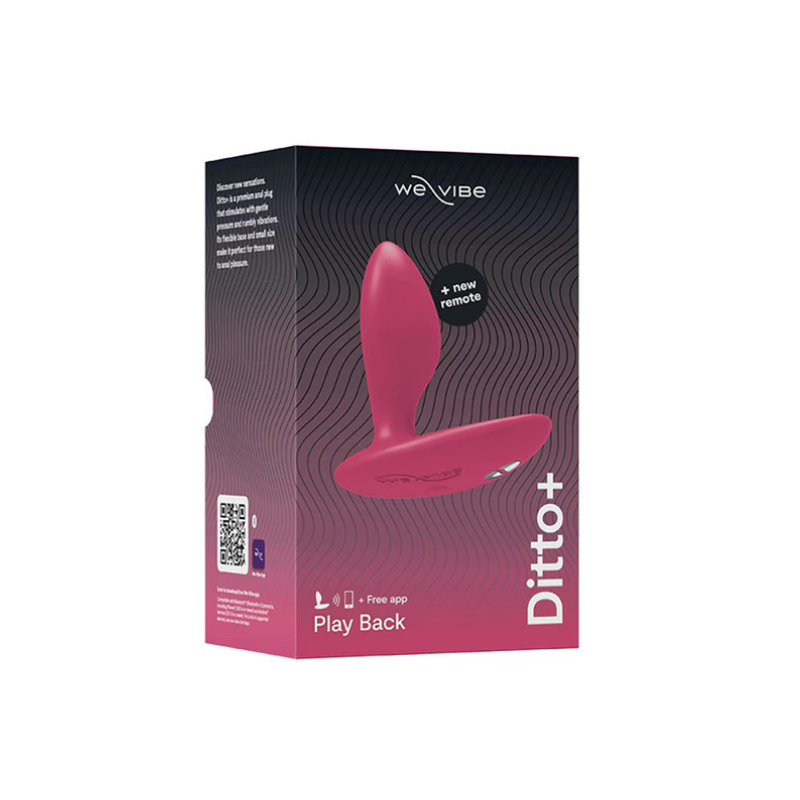 Ditto+ Vibrating Anal Plug with Remote