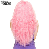 Long wavy wig - Rockstar Wigs - Pink Rockstar Wigs - Boutique Séduction