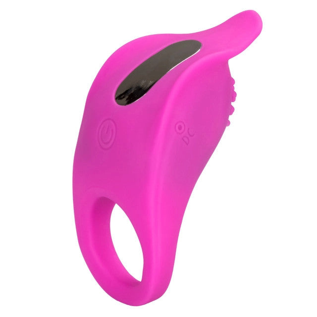 Vibrating Cock Ring - Silicone Teasing Enhancer - Calexotics Couple's Enhancers - Boutique Séduction