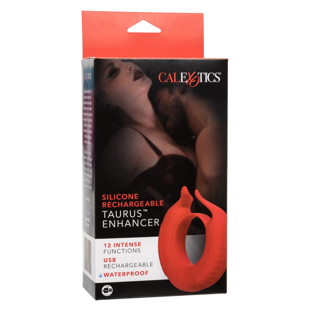 TAURUS ENHANCER Silicone Rechargeable Cock-Ring - CALEXOTICS Couple's Enhancers - Boutique Séduction