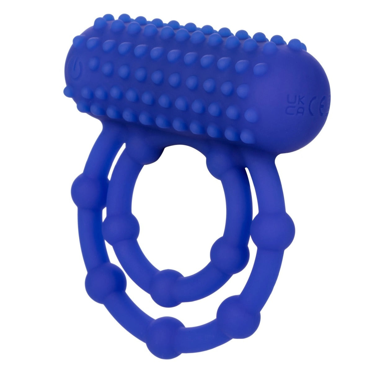 Vibrating Cock Ring - Silicone 10 Bead Maximus Ring - Calexotics Couple's Enhancers - Boutique Séduction