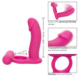 DOUBLE DIVER Silicone Rechargeable Cock-Ring - CALEXOTICS Couple's Enhancers - Boutique Séduction