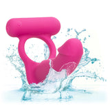 DOUBLE DIVER Silicone Rechargeable Cock-Ring - CALEXOTICS Couple's Enhancers - Boutique Séduction