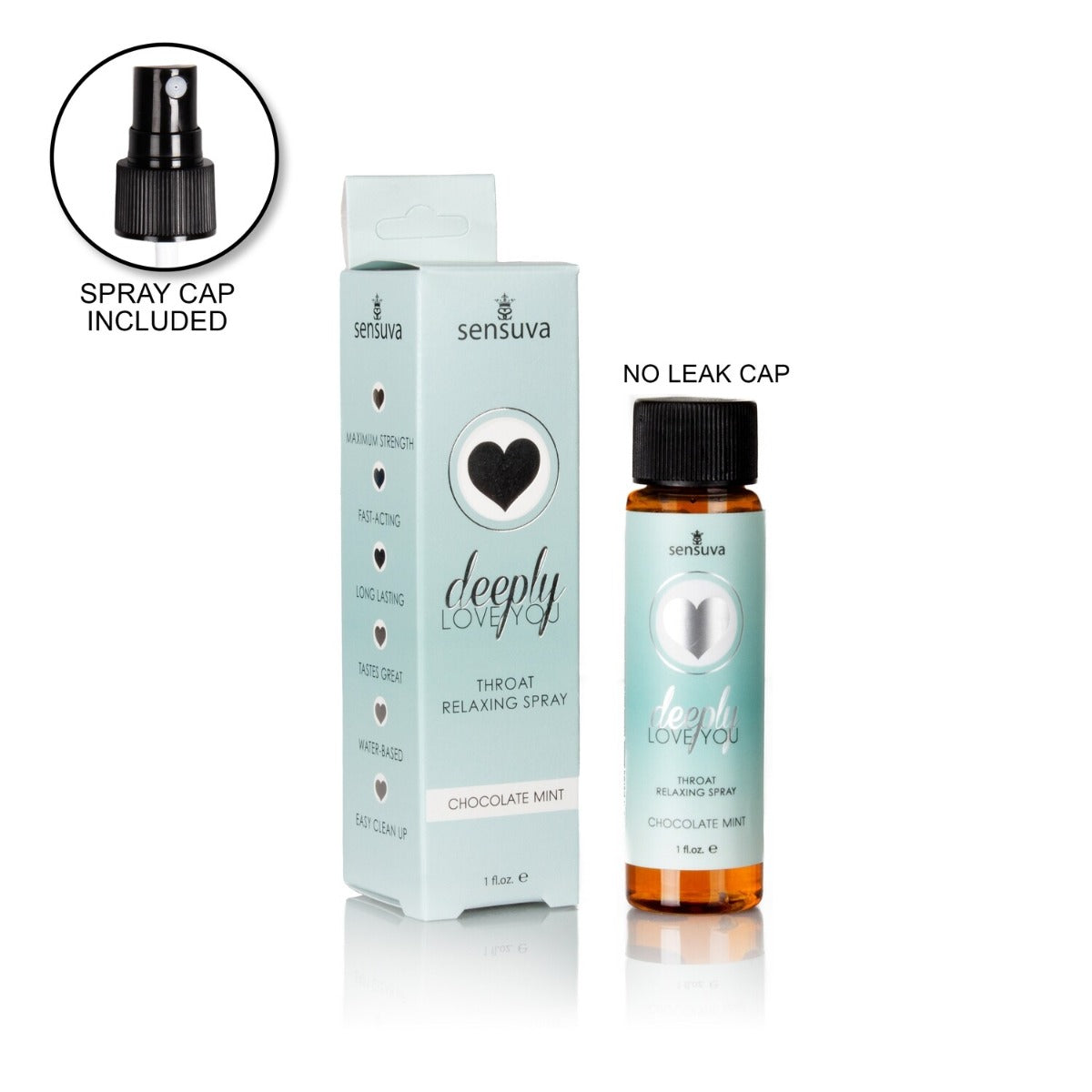 DEEPLY LOVE Flavored Throat Relaxing Spray 1oz - SENSUVA Sensuva - Boutique Séduction