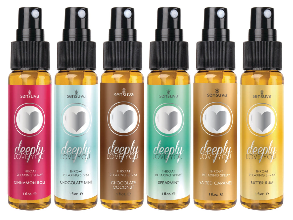 DEEPLY LOVE Flavored Throat Relaxing Spray 1oz - SENSUVA Sensuva - Boutique Séduction