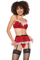 Coquette International - 3Pc Under The Mistletoe Set - Boutique Séduction