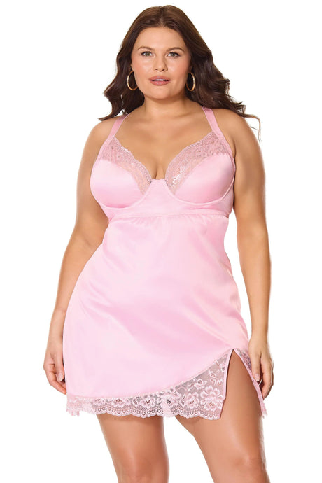 Chemise Kissed by Satin